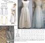 1910's Lace Insertion Dress and Drawstring Slip Pattern