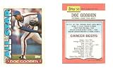 1990 Topps Glossy TV All Star Test Issue Baseball Card Dwight Doc Gooden New York Mets