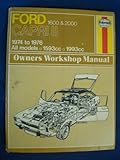 Capri II owners workshop manual