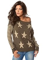 Bleu Marine Jersey Star (Taupe)