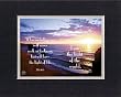 Inspiring (I am the Light of the World) 11 x 14 Inchess Frame able Graduation Note Card on Double Beveled Matting