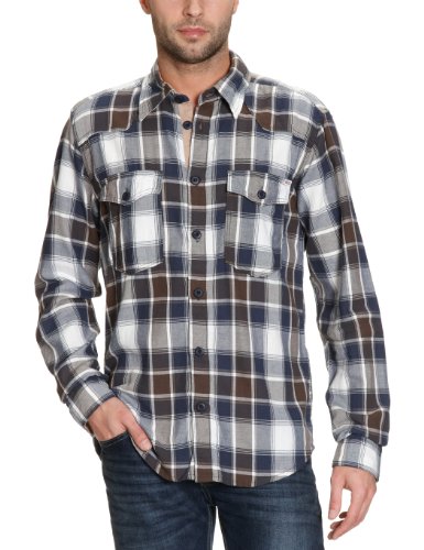 JACK & JONES VINTAGE Herren Freizeithemd, kariert 