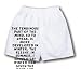 White Boxer Short with The tendinous part of the mind, so to speak, is more developed...