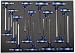 Produkt-Bild: BGS Bit-Einsatz 1/2", Innenvielzahn, 100 mm lang, M 10