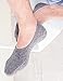 Vero Monte 4 Pairs Mens No Show Boat Shoe Liners *Heel Silicon Non-Slip Grips*