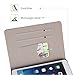 iPad Mini 1/2/3 Case, LittleMax(TM) Magnetic Closure Flip Stand [Card Holder] Case with Auto Sleep/Wake Function for Apple iPad Mini 1/2/3 [Free Cleaning Cloth,Stylus Pen]-#2 Rainbow Ice Cream
