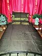 Silk Sari 3p Bedspread Coverlet Auro Metal Saurus Throw -Twin