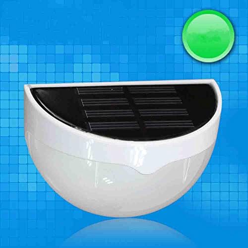 Outdoor Solar Powered Lights, YAnLin LED Automatically Sensor Security LED Solar Yard Lights Wall Mount Led Solar Lights Lamp Night Lights Outdoor Garden - (White) (Controlled by Light)