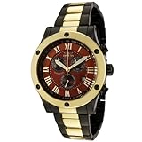 Invicta Men's 0572 II Collection Chronograph 18k Gold-Plated Gunmetal Ion-Plated Watch