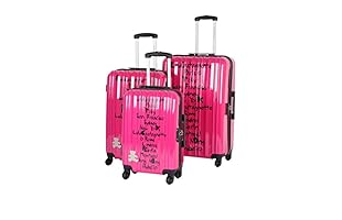 Lulu Castagnette Set de 3 trolleys rígidos (Malva)