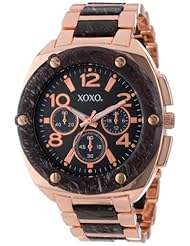 XOXO Womens XO5649 Grey and Rose Gold Bracelet Analog Watch