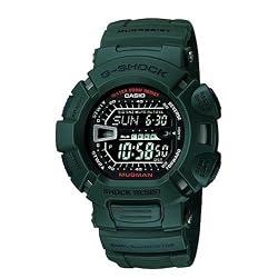 Casio Men's G9000-3V G-Shock Green Mudman Digital Sports Watch