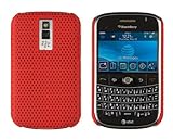 Hard Mesh Snap Case for BlackBerry Bold 9000 - Red