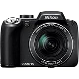 Buy Nikon Coolpix P80 10.1MP Digital Camera with 18x Wide Angle Optical Vibration Reduction Zoom...