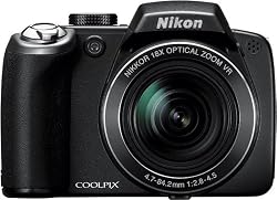 Nikon Coolpix P80 10.1MP Digital Camera with 18x Wide Angle Optical Vibration Reduction Zoom (Black)