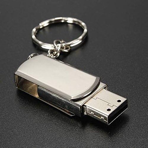 128GB Stainless Silver Swivel USB 2.0 Flash Drive Memory Stick Storage Pen disk