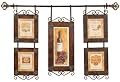 Wine Collage Art 59x38 Multi