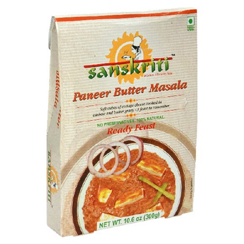 Sanskriti Paneer Butter Masala, 10.56-Ounce Packages (Pack of 10) by Sanskriti