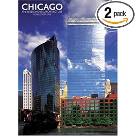 Pomegranate Chicago: The River and It's Architecture Standard Boxed Note Cards (Pack of 2)