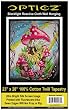 Opticz Mushroom Caterpillar Blacklight Tapestry