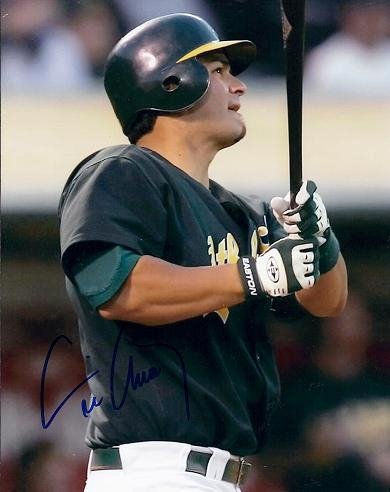 Eric Chavez Autographed/Hand Signed Oakland A's 8x10 Photo