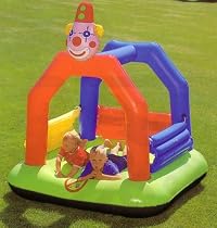 Bouncy Castle - Clown Design. 165cm x 165cm x 193cm