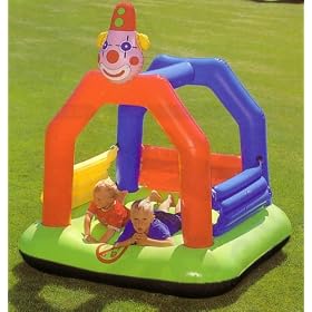 Bouncy Castle - Clown Design. 165cm x 165cm x 193cm