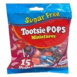 Tootsie Pops Mini Sugar Free, 2.6-Ounce Bag (Pack of 12)