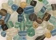 Beads - Recycled Glass, Indonesian - 110+ Pieces, Assorted - Free Sample Set. Free Gift!