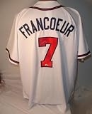 Jeff Francoeur Autographed/Hand Signed Atlanta Braves white Baseball Jersey