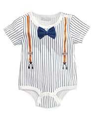 Apparel: Baby Boys Newborn Sailor Summer Jumpsuit Romper Climbing Clothes 0-24m (12-24 months, Blue stripe)