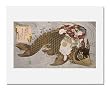 Totoya Hokkei, Oniwakamaru and the Giant Carp