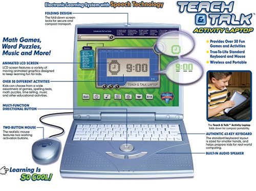 Blue Hat Teach and Talk Activity Laptop