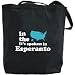 Canvas Tote Bag Black  In The Usa It Is Spoken In Esperanto  Languaje