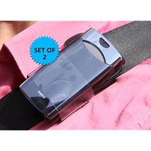 SEATBELT FLIP CELL PHONE HOLDER - SET OF 2