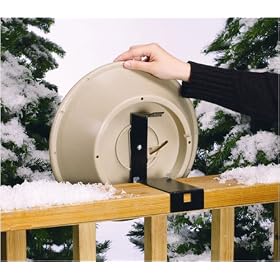 Allied Precision 14 in. Bird Bath with Deck-Pole - Heated by Allied Precision