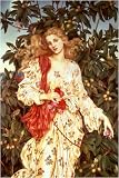 Flora - Canvas by Evelyn De Morgan. Art Print Poster 36 inches width by 54 inches height. Highest Quality Art Poster Print