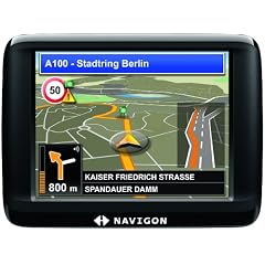 Navigon 20 Easy Navigationssystem (8,9 cm (3,5 Zoll) Display, Europa 20, TMC, Aktiver Fahrspurassistent, Navigon MyRoutes, Fu�g�nger-Navigation)