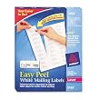 AVERY-DENNISON / AVE5160 / Laser Address Labels w/Smooth Feed Sheets, 1 x 2-5/8, White, 3000 per Box / Sold as 1 BX