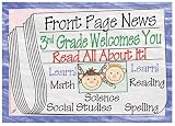 FRONT PAGE NEWS WELCOME POSTCARDS
