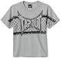 TapouT Boys 8-20 American Fighter Tee,Grey,18/20
