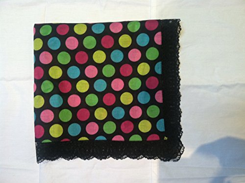 Joyful Multiple Colored Polka Dots – Church Lap Scarf Handkerchief