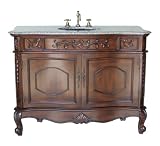 48 Granite Top Huntington Bathroom Sink Vanity - Model # Q021-48
