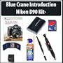 Blue Crane Introduction To Nikon D90 DVD With Accessory Bundle