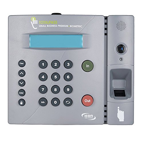Icon Time System's TotalPass Small Business Premium Biometric Time