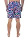 Men's Fish Print Swim Trunks - X80 Short Fitted Neon Swim Trunks