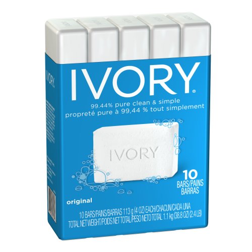 Ivory Original 10-Count: Bath Size Bars (4 Oz), 40 Ounce