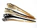 Myhsmooth Zz-bb-1 2 Count Hair Sticks Natural Buffalo Horn Hair Clip Shawl Hair Pins Pack of 2 Pcs