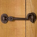 5-1/2" Solid Bronze Cabin Door Hook Latch - Bronze Patina