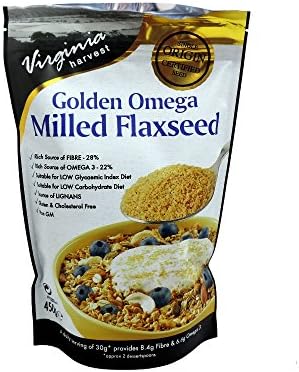 Virginia Harvest - Golden Omega Milled Flaxseed - 450g (Case of 8)